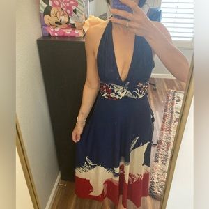 Vintage halter dress size small